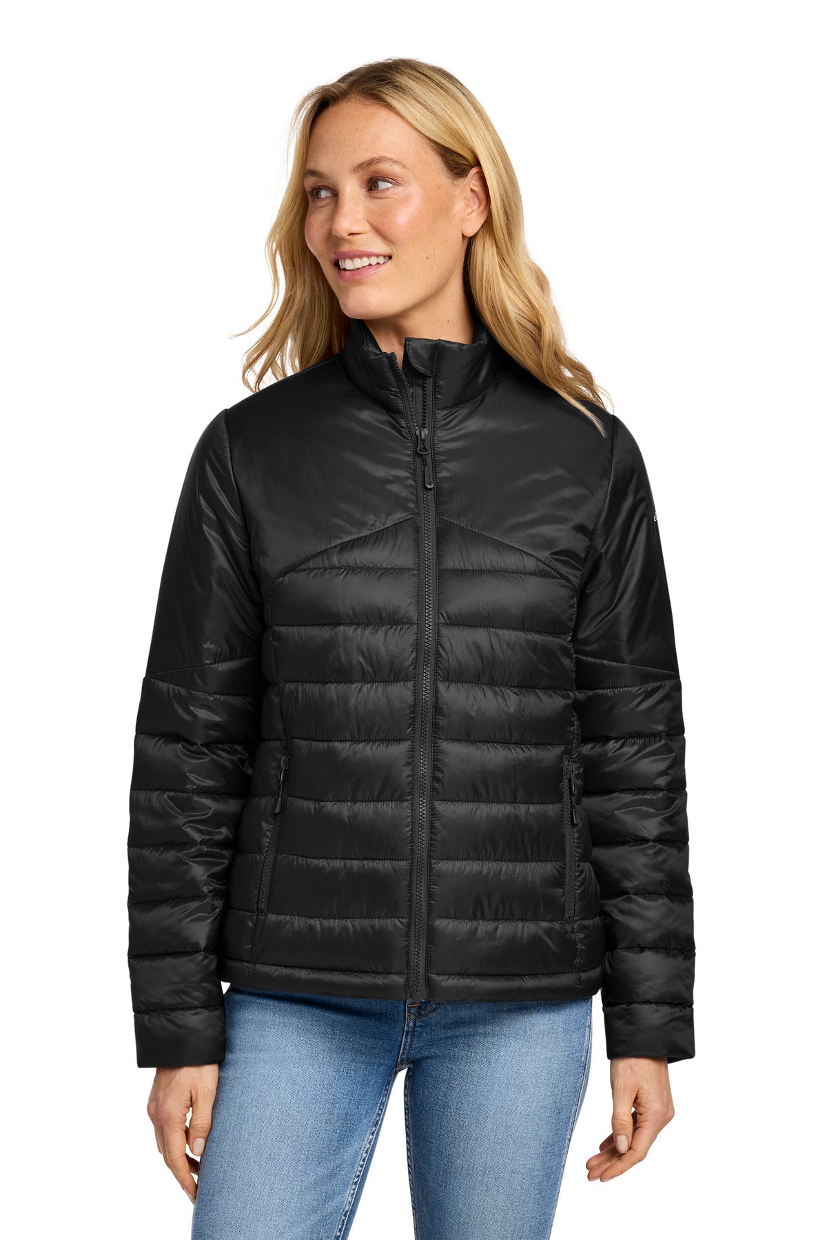 Eddie Bauer Women's Quilted Jacket EB511 - Deep Black