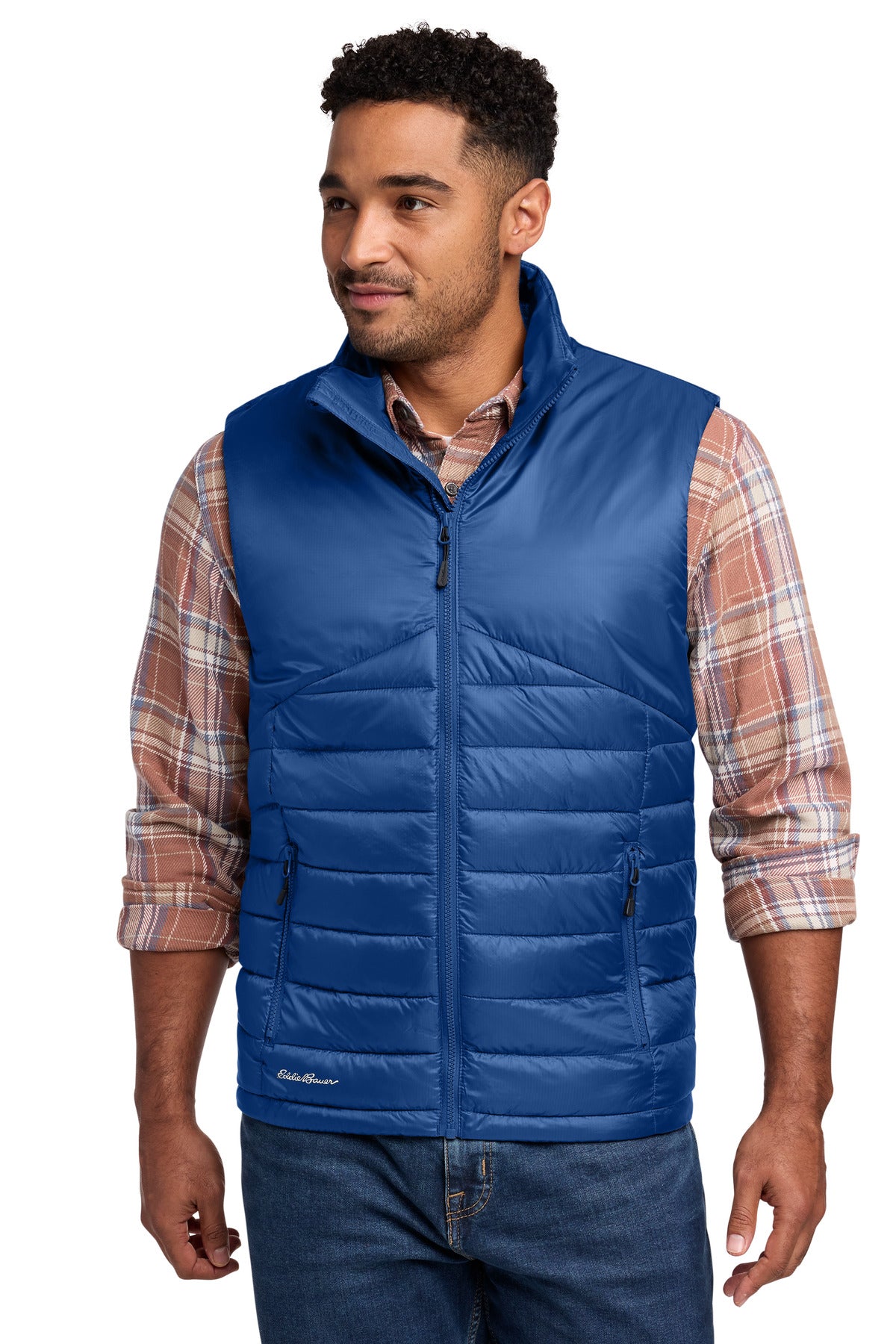 Eddie Bauer Quilted Vest EB512 - Cobalt Blue