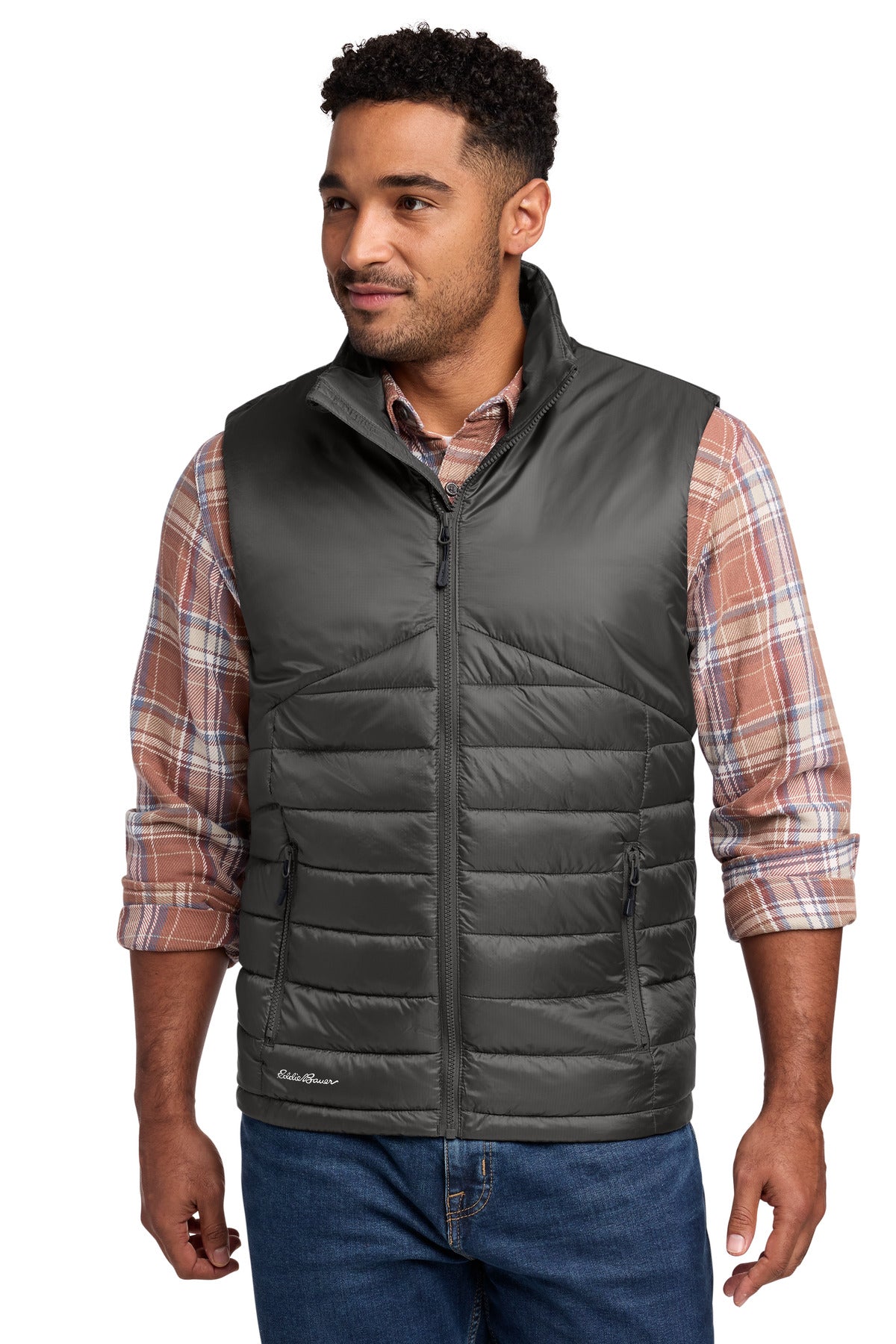 Eddie Bauer Quilted Vest EB512 - Iron Gate