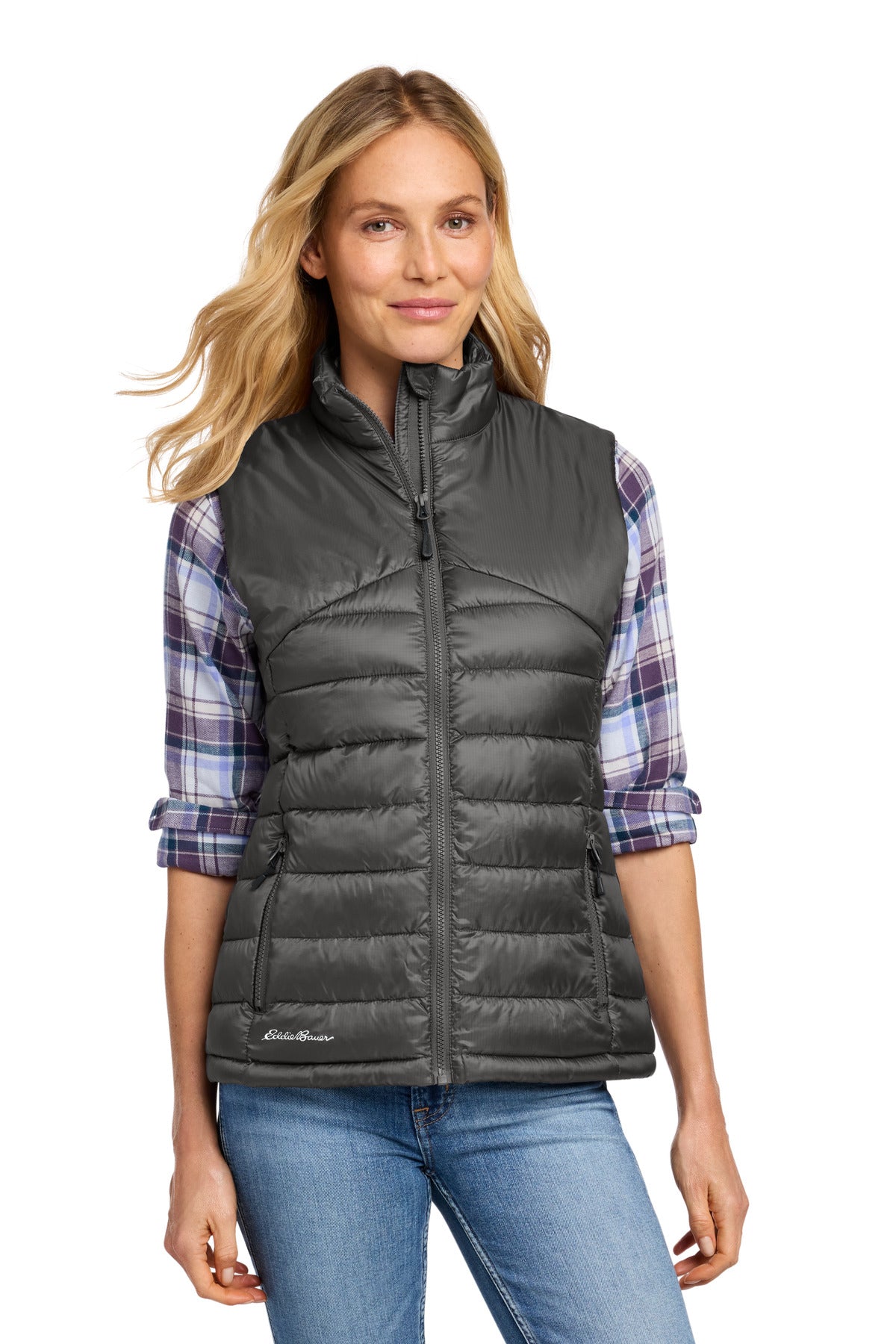 Eddie Bauer Women's Quilted Vest EB513 - Iron Gate
