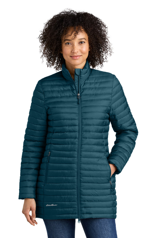 Eddie Bauer Women's Packable Quilted Full-Zip EB515 - Adriatic Blue