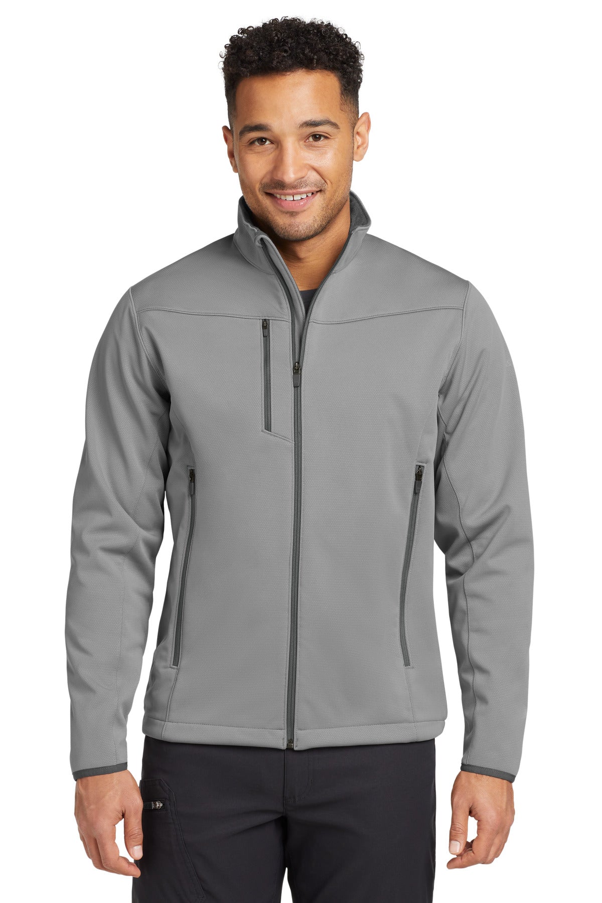 Eddie Bauer Weather-Resist Soft Shell Jacket. EB538 - Chrome