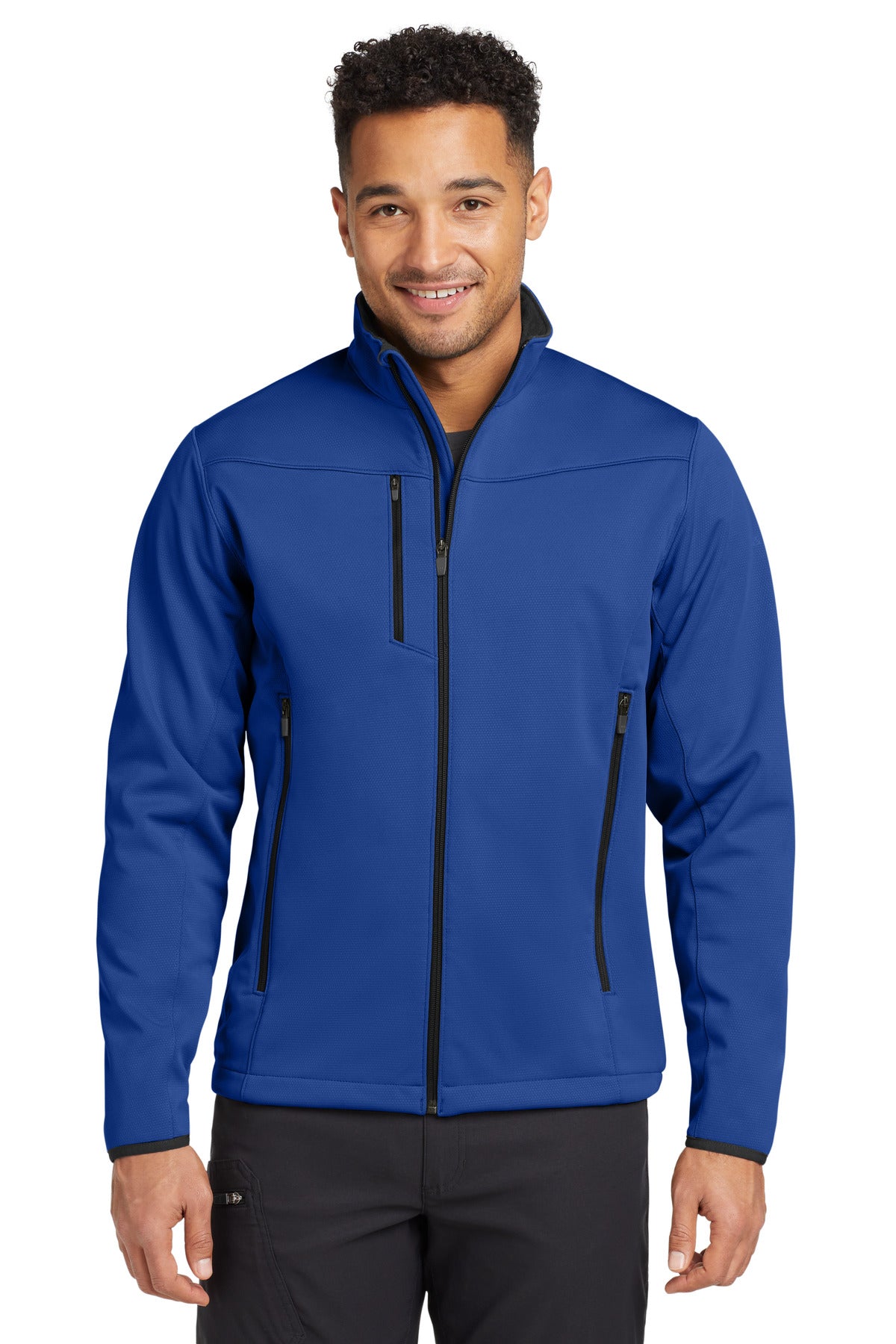 Eddie Bauer Weather-Resist Soft Shell Jacket. EB538 - Cobalt Blue