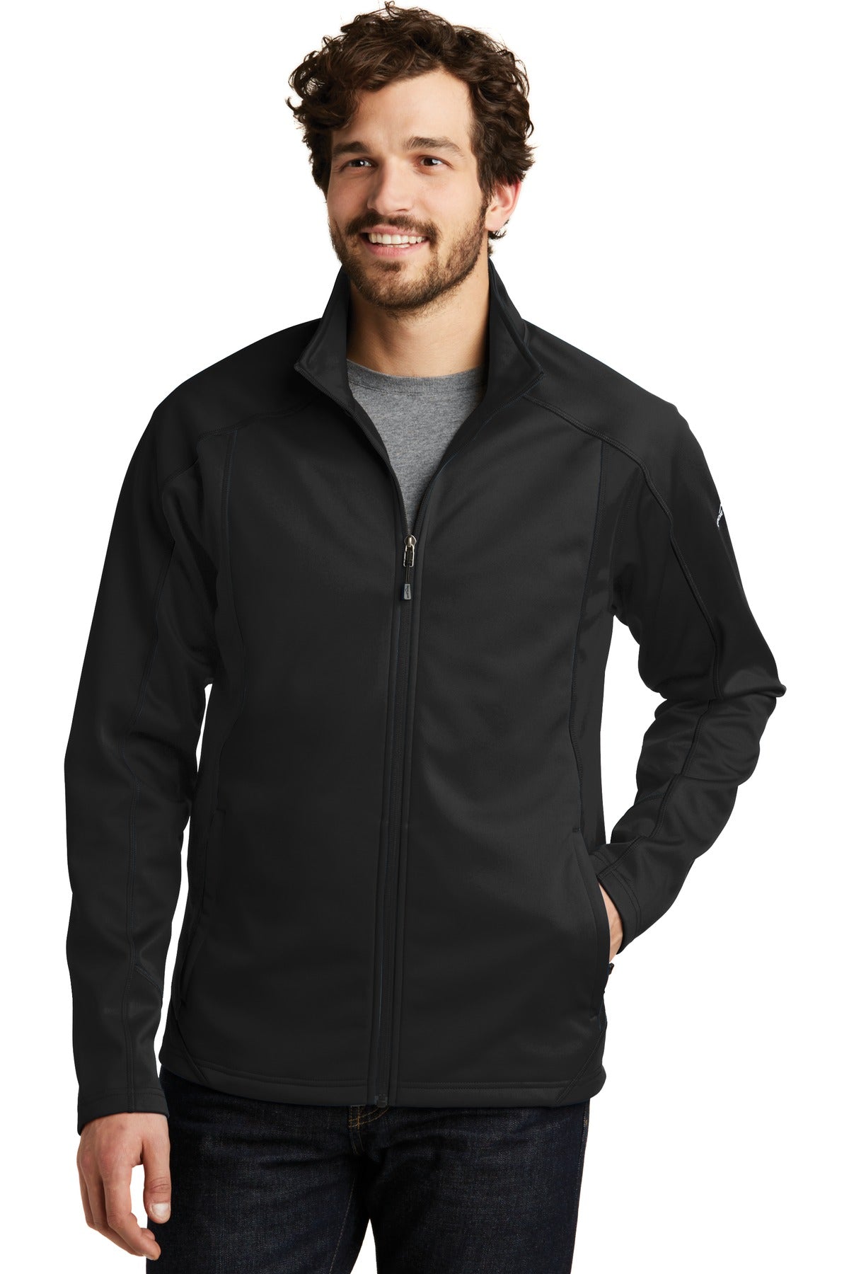 Eddie Bauer Trail Soft Shell Jacket. EB542 - Black/ Black