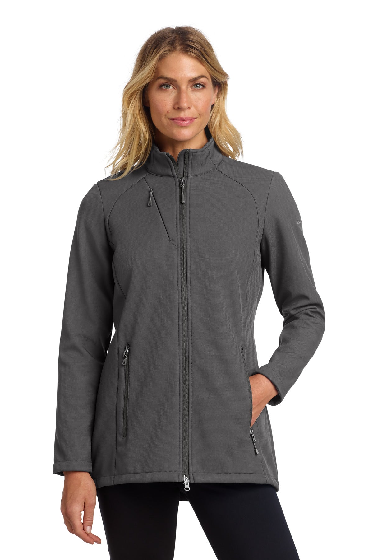 Eddie Bauer Women's Stretch Soft Shell Jacket EB545 - Iron Gate
