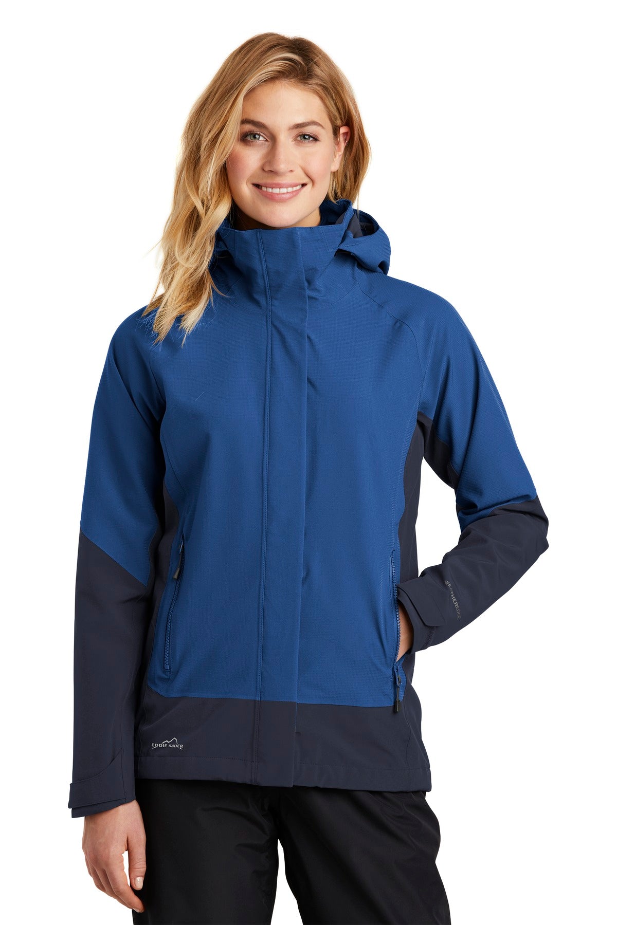 Eddie Bauer  Women's WeatherEdge  Jacket. EB559 - Cobalt Blue/ River Blue Navy