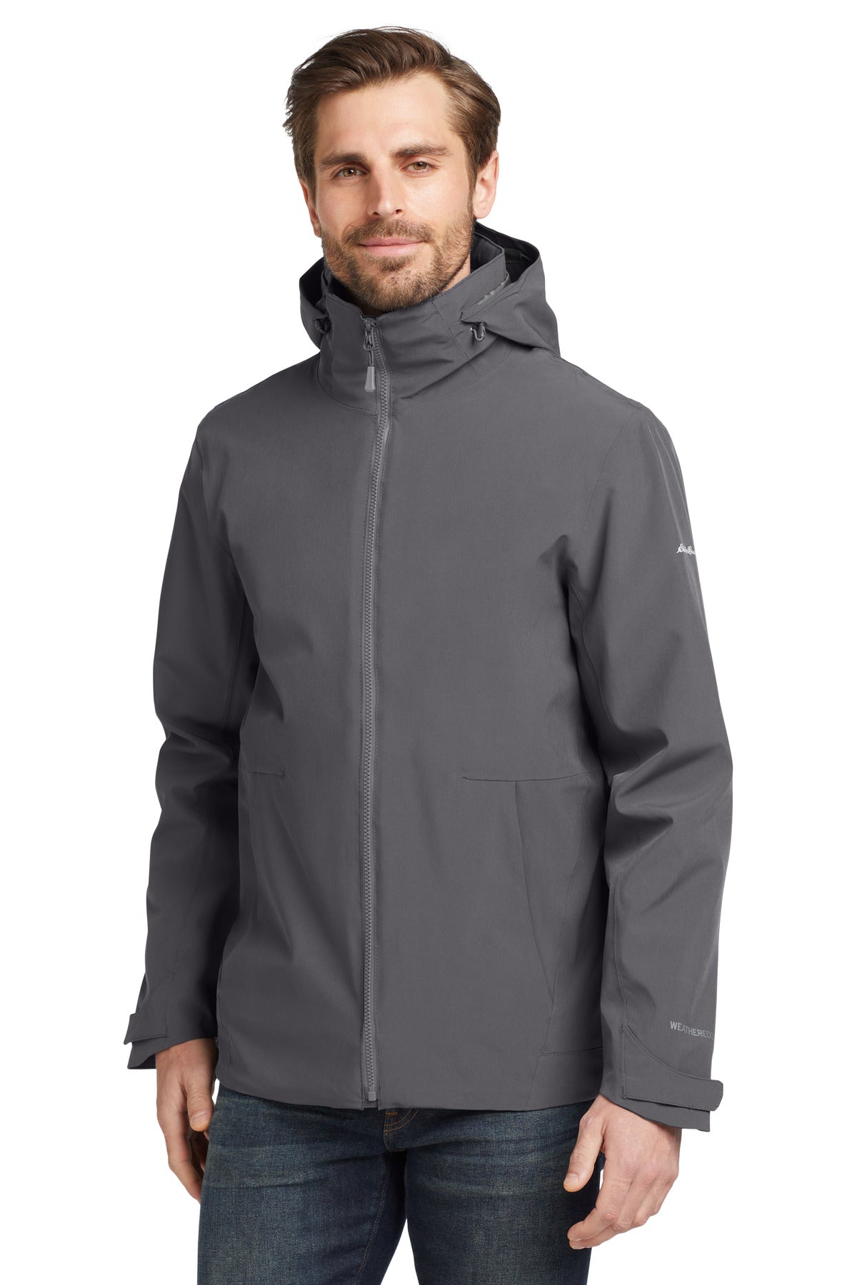 Eddie Bauer WeatherEdge 3-in-1 Jacket EB656 - Grey Steel/ Metal Grey