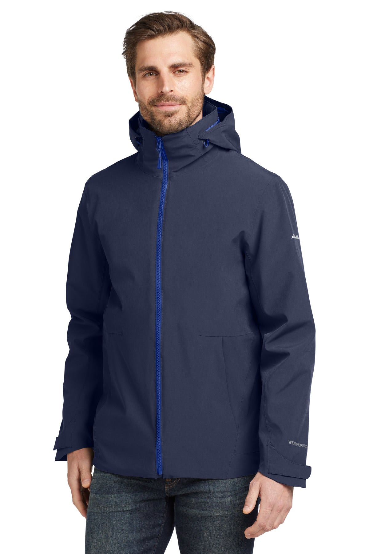 Eddie Bauer WeatherEdge 3-in-1 Jacket EB656 - River Blue/ Cobalt Blue