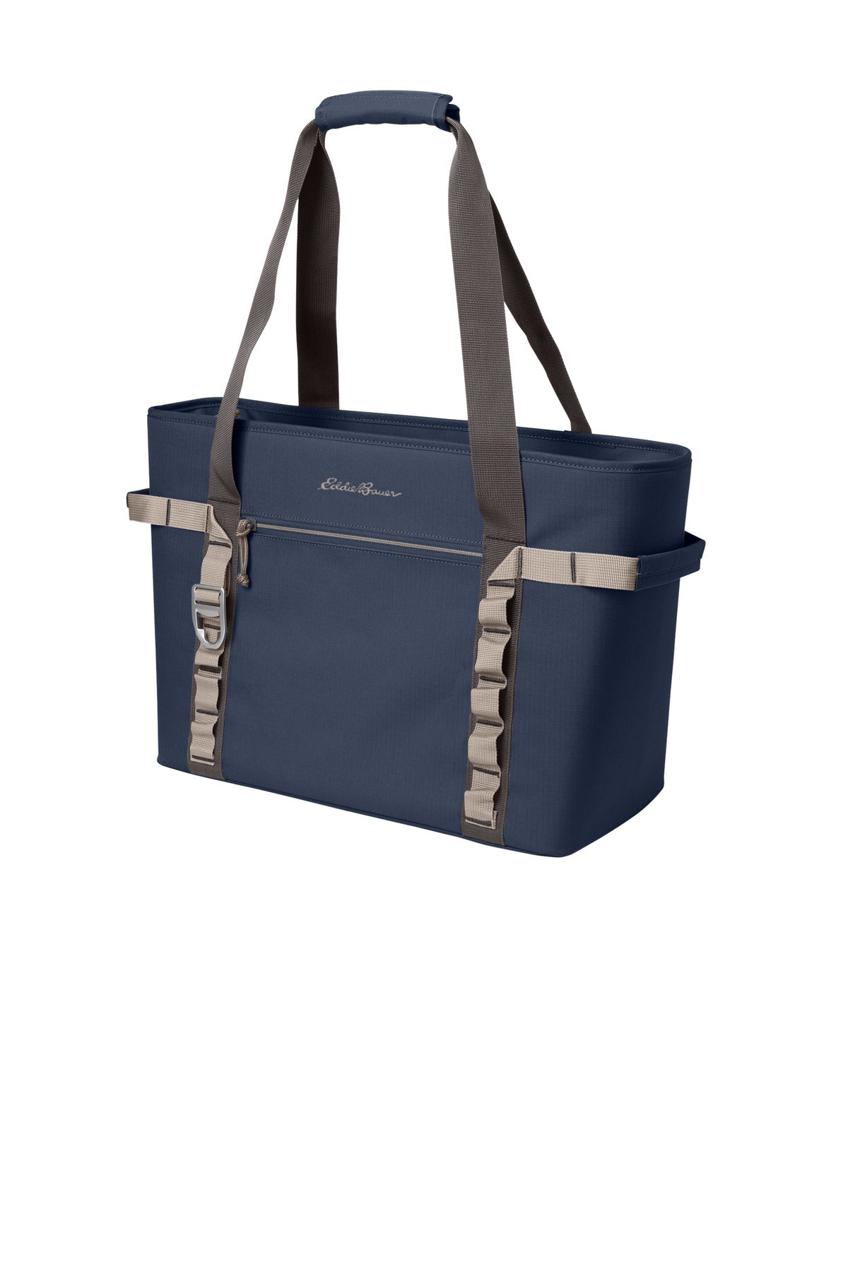 Eddie Bauer Max Cool Tote Cooler EB801 - River Blue Navy/ Chrome