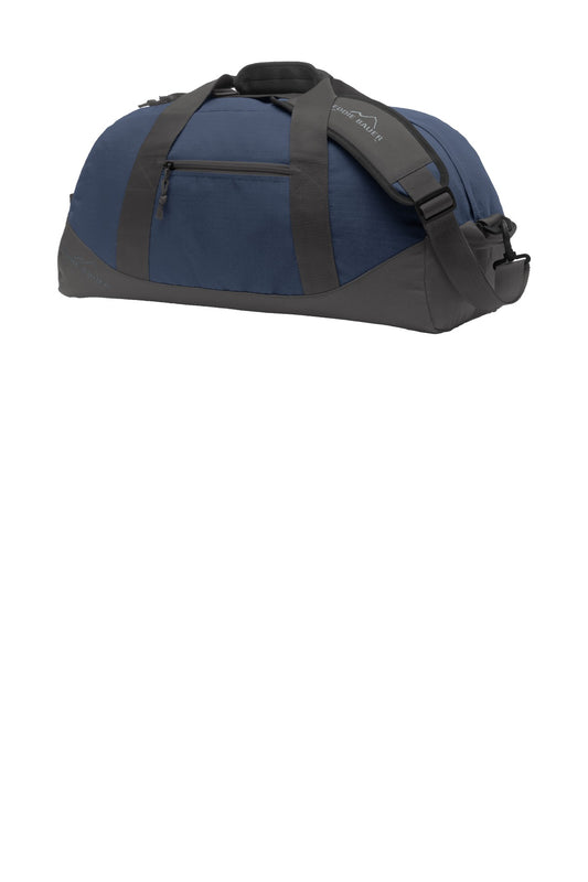 Eddie Bauer Medium Ripstop Duffel. EB900 - Coast Blue/ Grey Steel