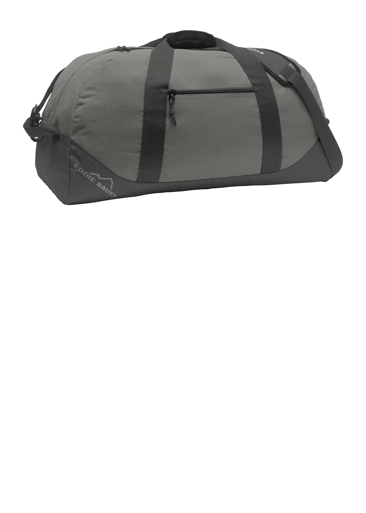 Eddie Bauer Large Ripstop Duffel. EB901 - Pewter Grey/ Grey Steel