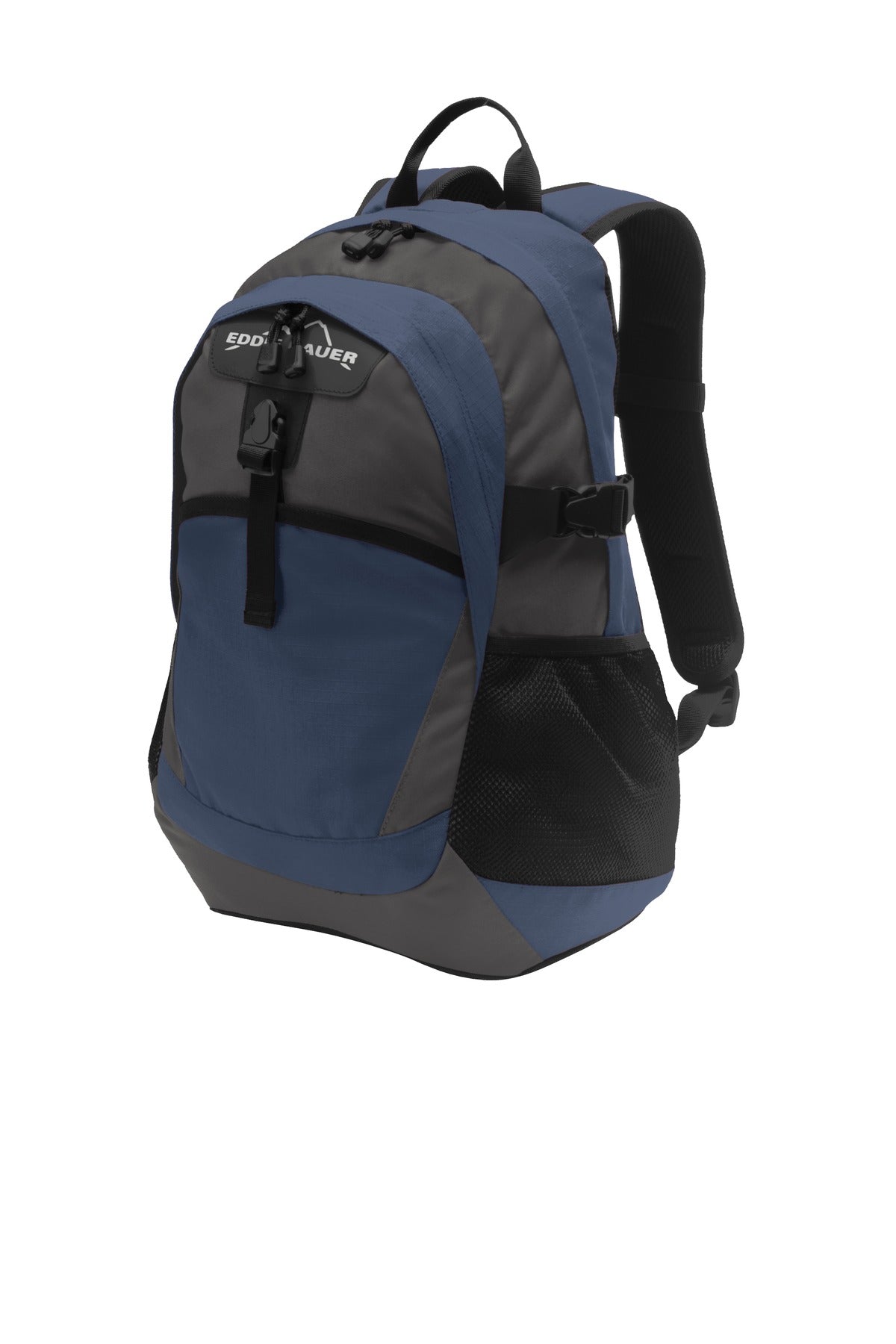 Eddie Bauer Ripstop Backpack. EB910 - Coast Blue/ Grey Steel