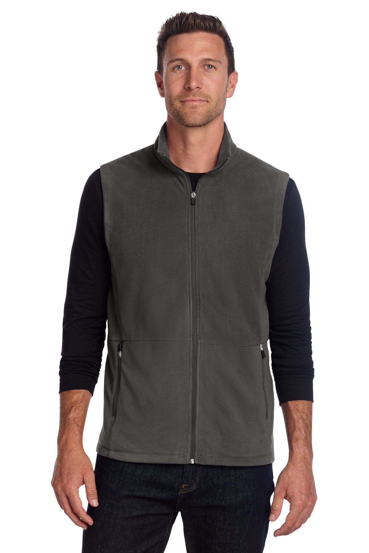 Port Authority Accord Microfleece Vest F152 - Pewter