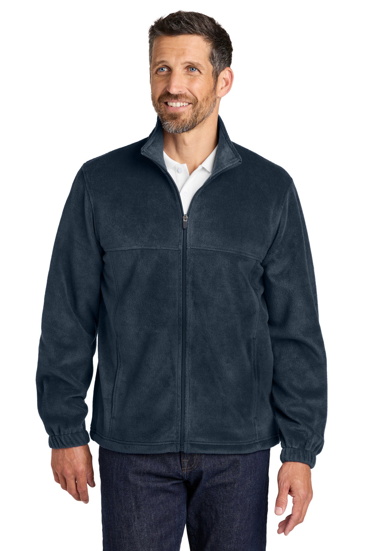 Port Authority Plush Fleece Full-Zip Jacket F190 - Night Navy