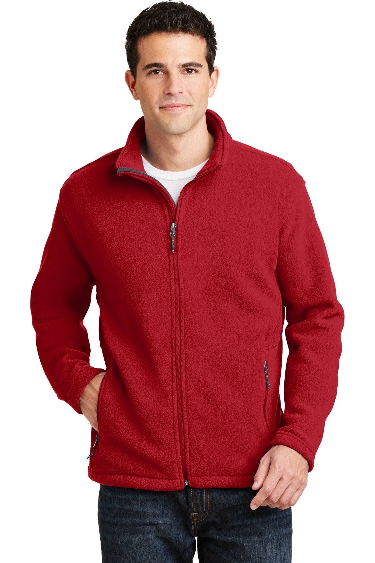 Port Authority Value Fleece Jacket. F217 - True Red