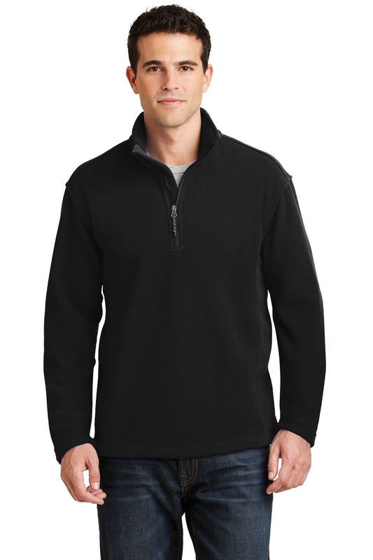 Port Authority Value Fleece 1/4-Zip Pullover. F218 - Black