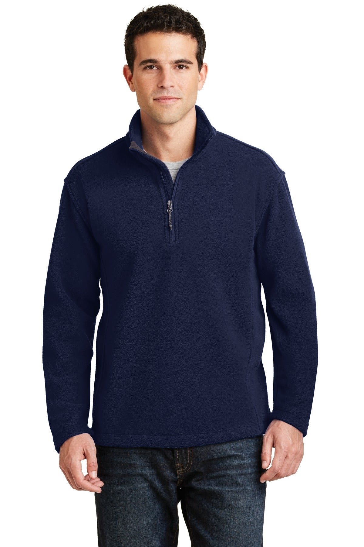 Port Authority Value Fleece 1/4-Zip Pullover. F218 - True Navy
