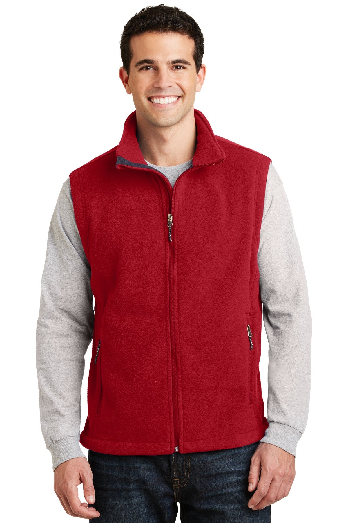 Port Authority Value Fleece Vest. F219 - True Red