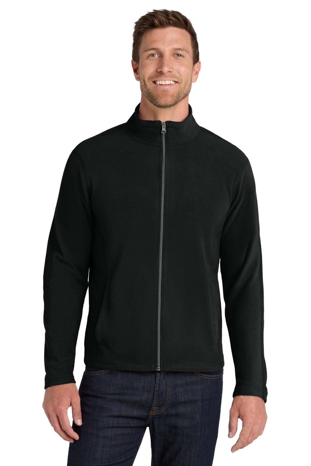 Port Authority Microfleece Jacket. F223 - Black