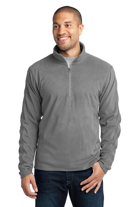 Port Authority Microfleece 1/2-Zip Pullover. F224 - Pearl Grey