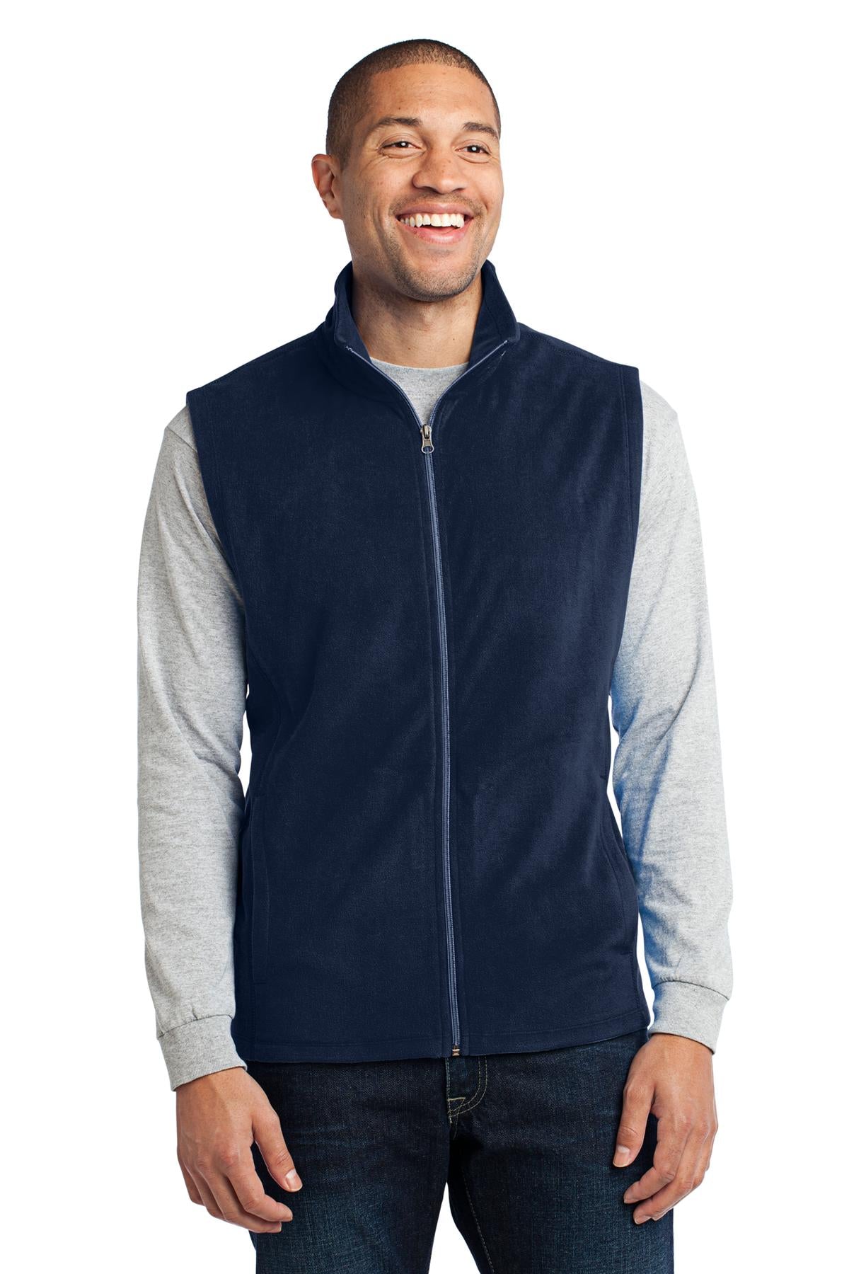 Port Authority Microfleece Vest. F226 - True Navy