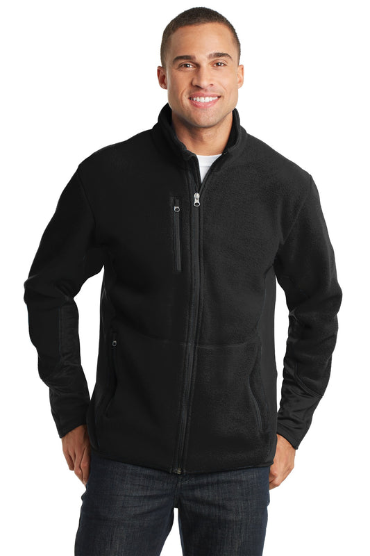 Port Authority R-Tek Pro Fleece Full-Zip Jacket. F227 - Black/ Black
