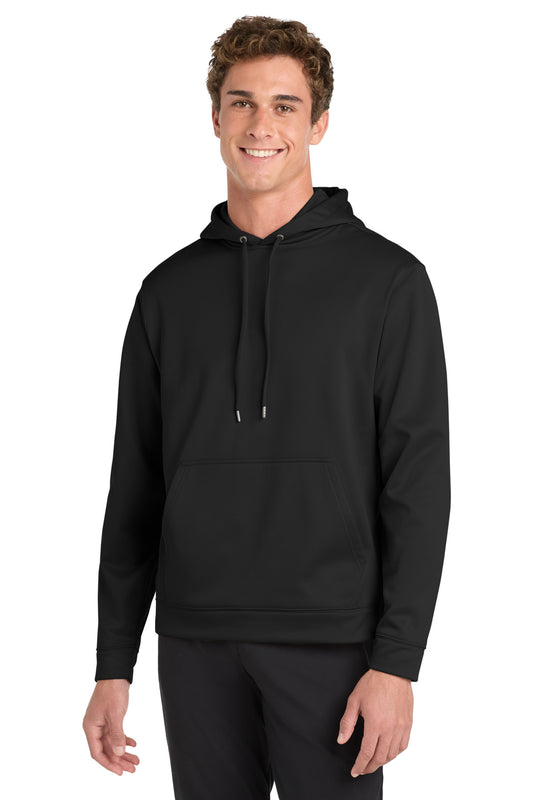Sport-Tek Sport-Wick Fleece Hooded Pullover.  F244 - Black