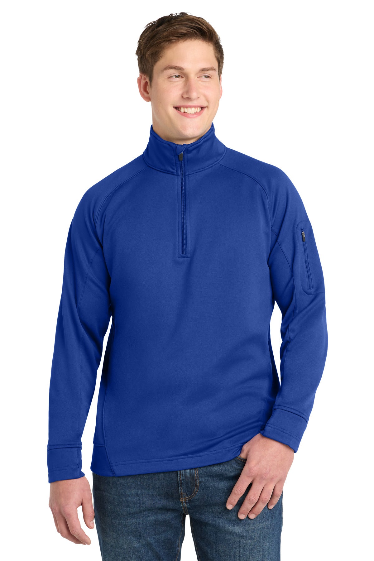 Sport-Tek Tech Fleece 1/4-Zip Pullover. F247 - True Royal