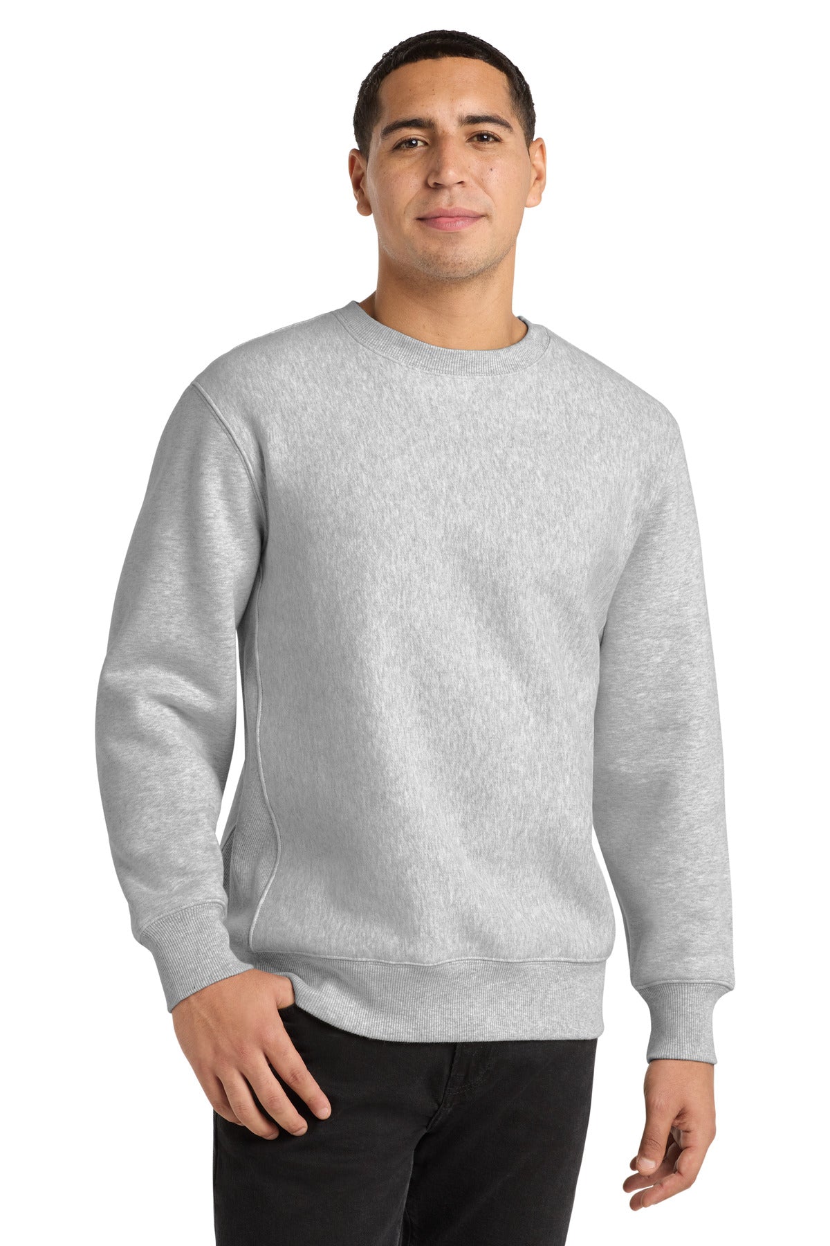 Sport-Tek Super Heavyweight Crewneck Sweatshirt.  F280 - Athletic Heather
