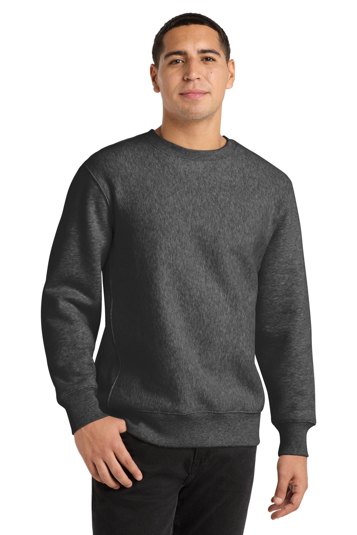 Sport-Tek Super Heavyweight Crewneck Sweatshirt.  F280 - Graphite Heather