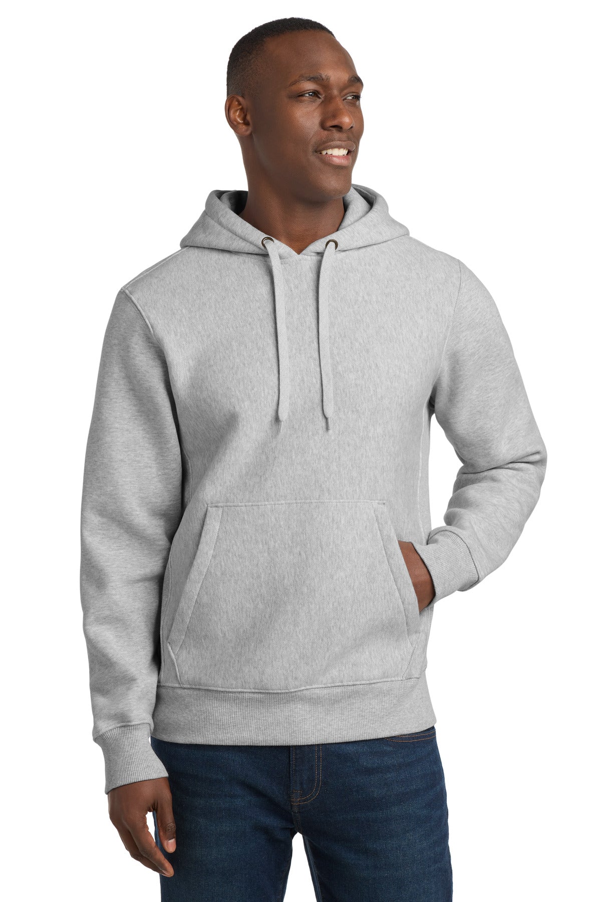 Sport-Tek Super Heavyweight Pullover Hooded Sweatshirt.  F281 - Athletic Heather