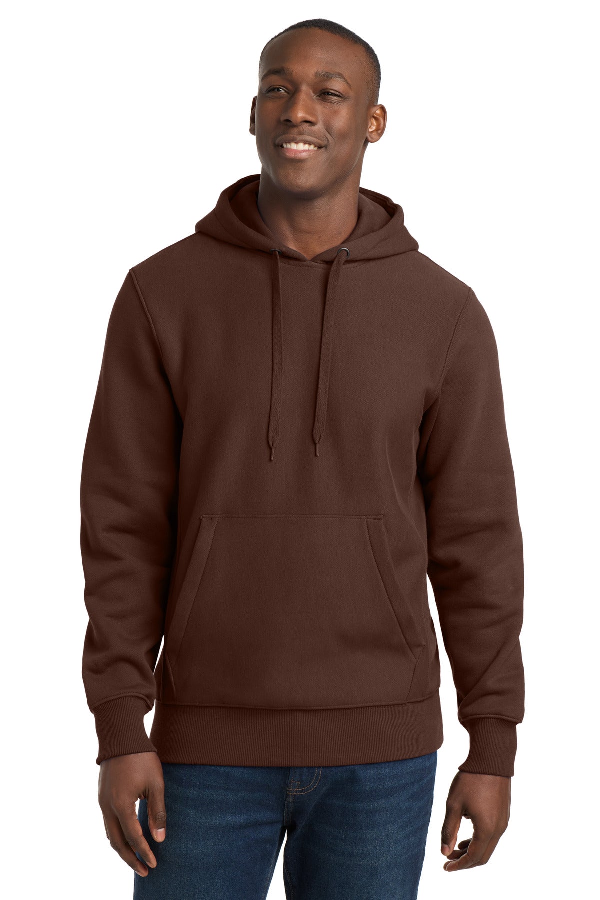 Sport-Tek Super Heavyweight Pullover Hooded Sweatshirt.  F281 - Brown