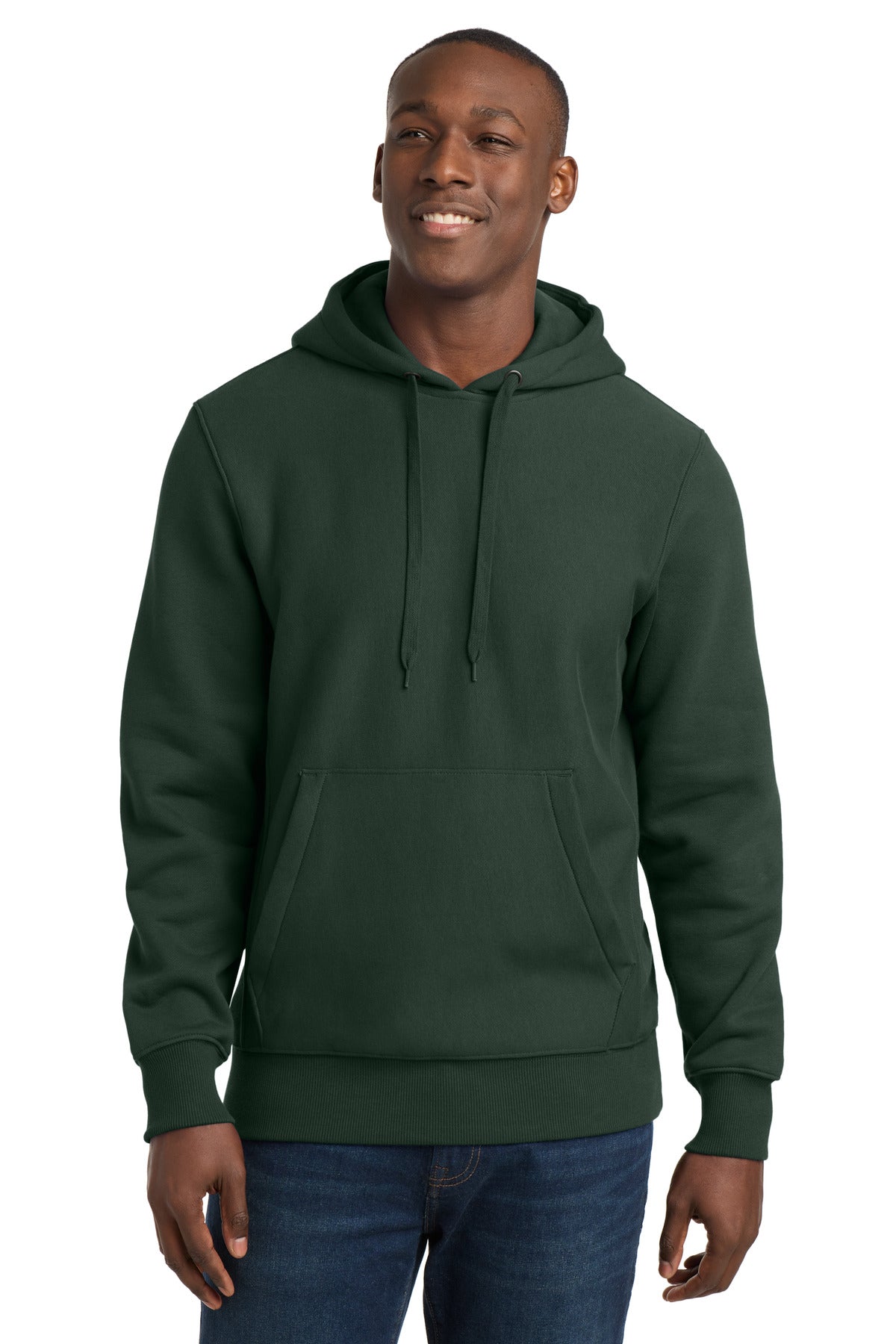 Sport-Tek Super Heavyweight Pullover Hooded Sweatshirt.  F281 - Dark Green