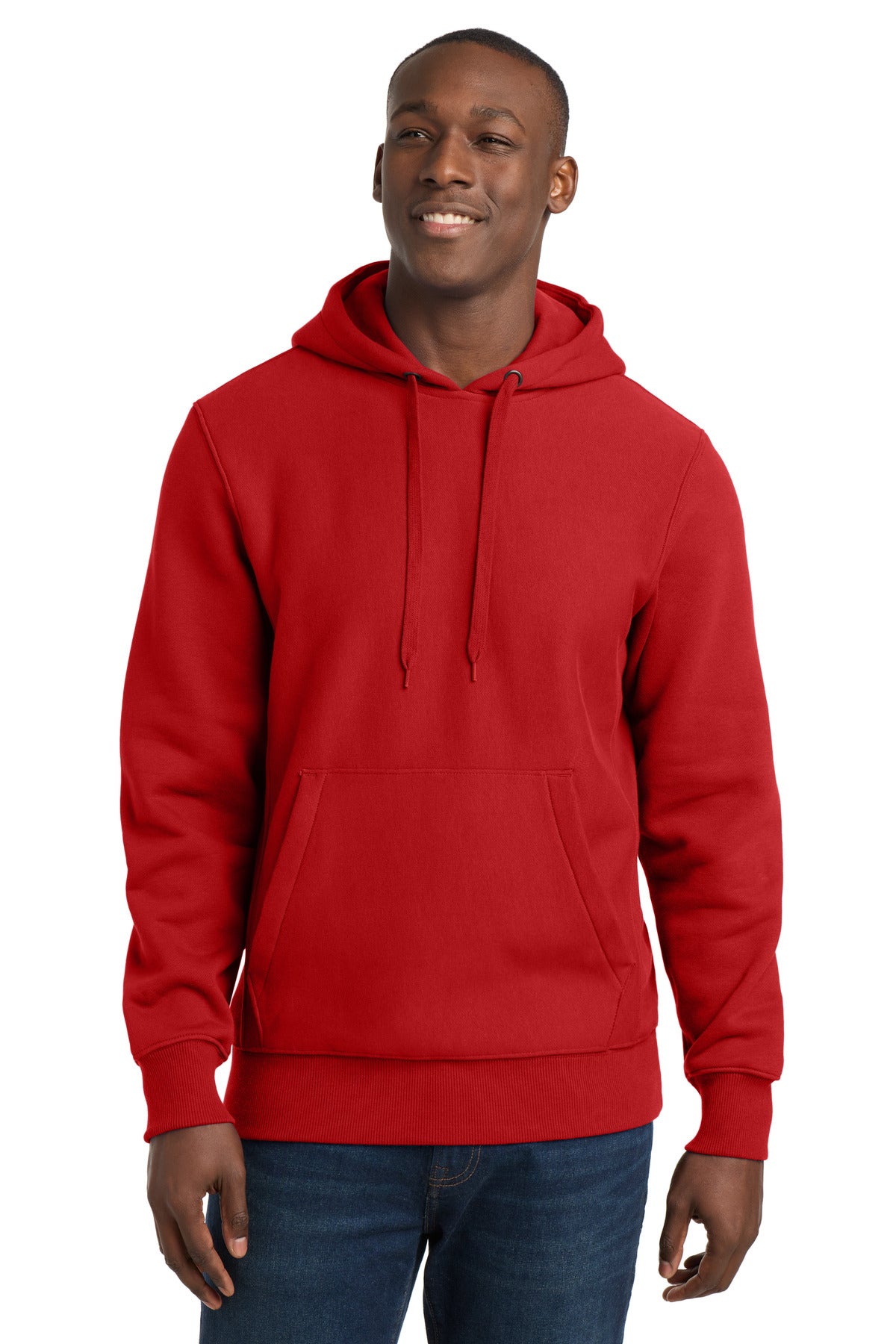 Sport-Tek Super Heavyweight Pullover Hooded Sweatshirt.  F281 - Red