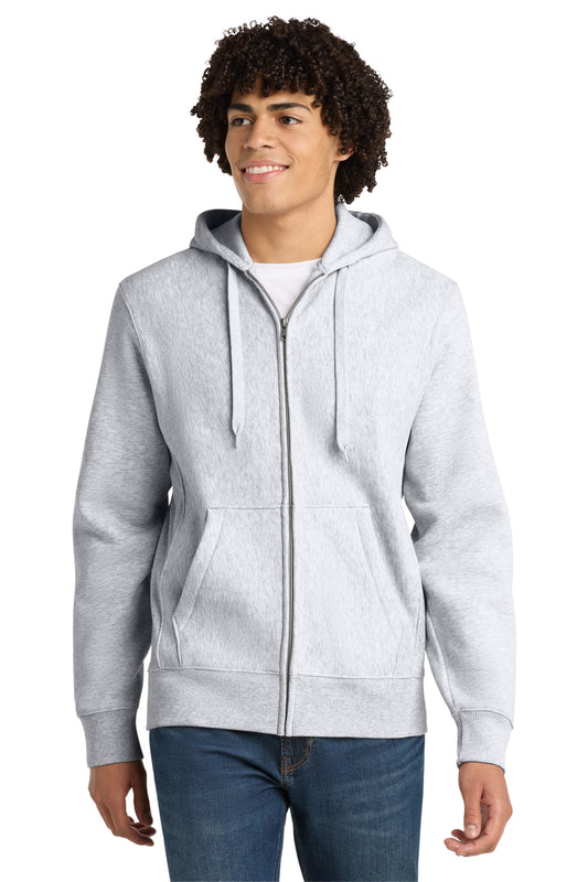 Sport-Tek Super Heavyweight Full-Zip Hooded Sweatshirt.  F282 - Athletic Heather