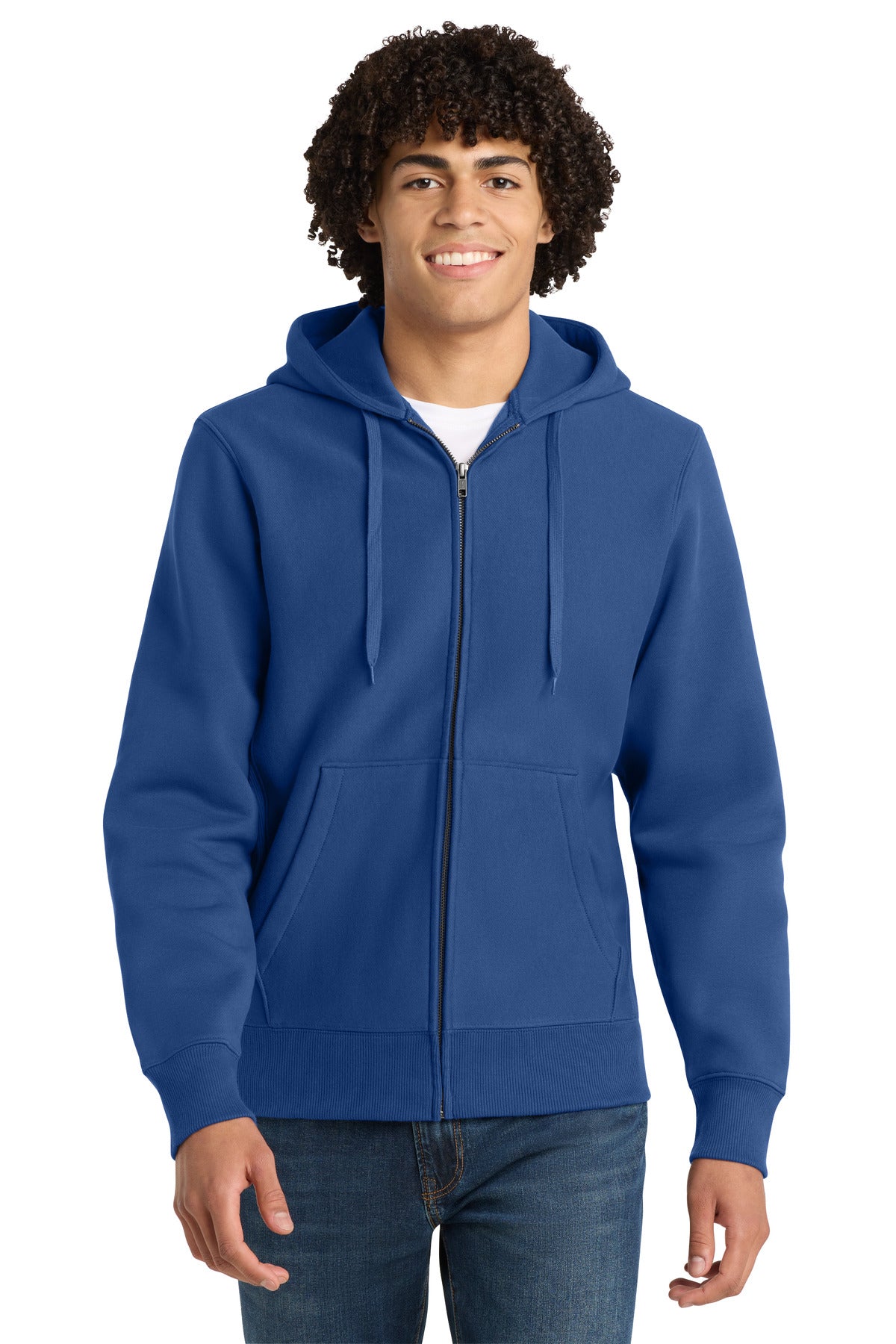 Sport-Tek Super Heavyweight Full-Zip Hooded Sweatshirt.  F282 - Royal