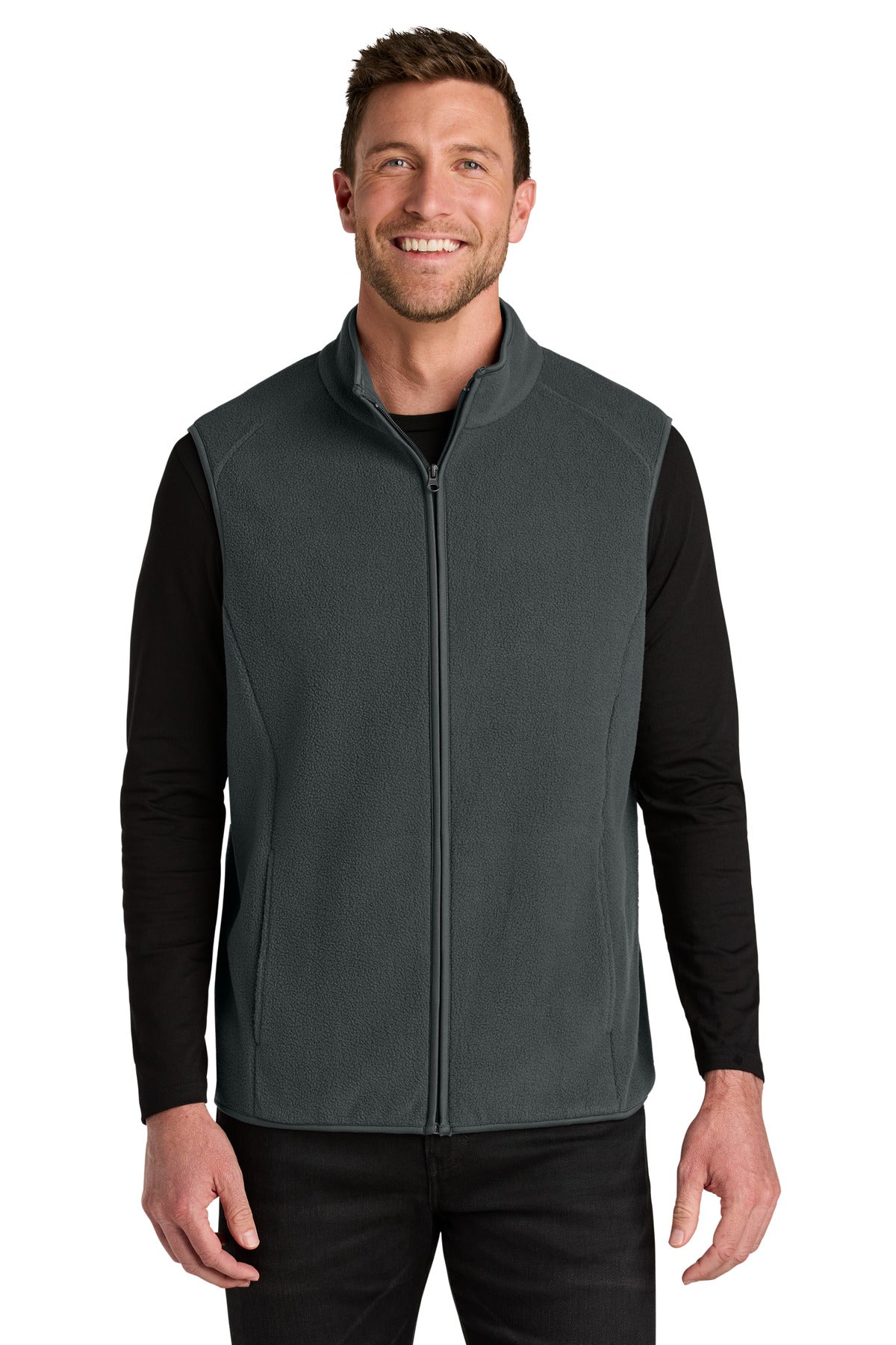 Port Authority C-FREE Fleece Vest F702 - Grey Steel