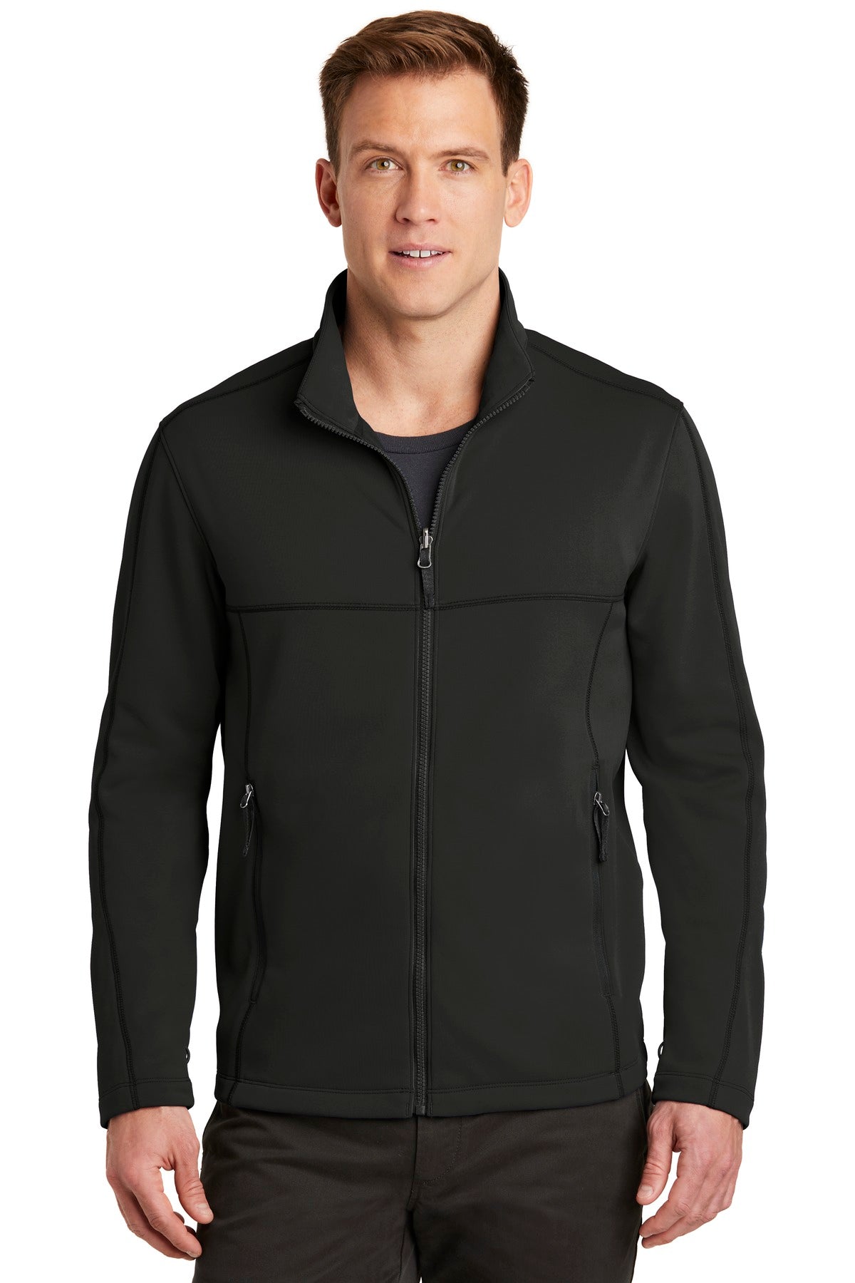 Port Authority  Collective Smooth Fleece Jacket. F904 - Deep Black