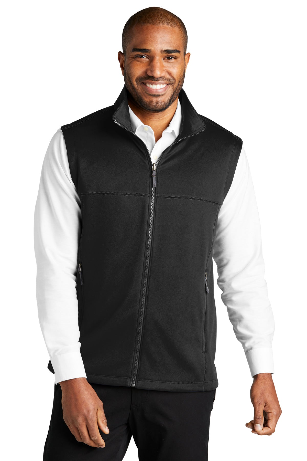 Port Authority Collective Smooth Fleece Vest F906 - Deep Black
