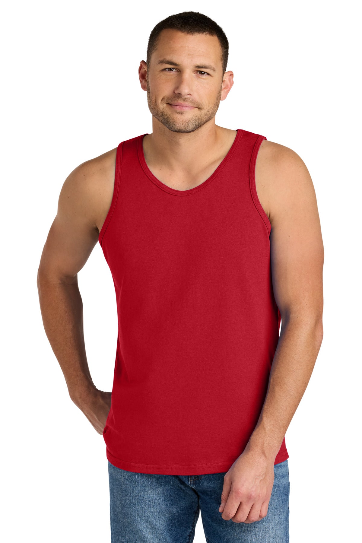 Gildan Heavy Cotton Tank Top. G5200 - Red