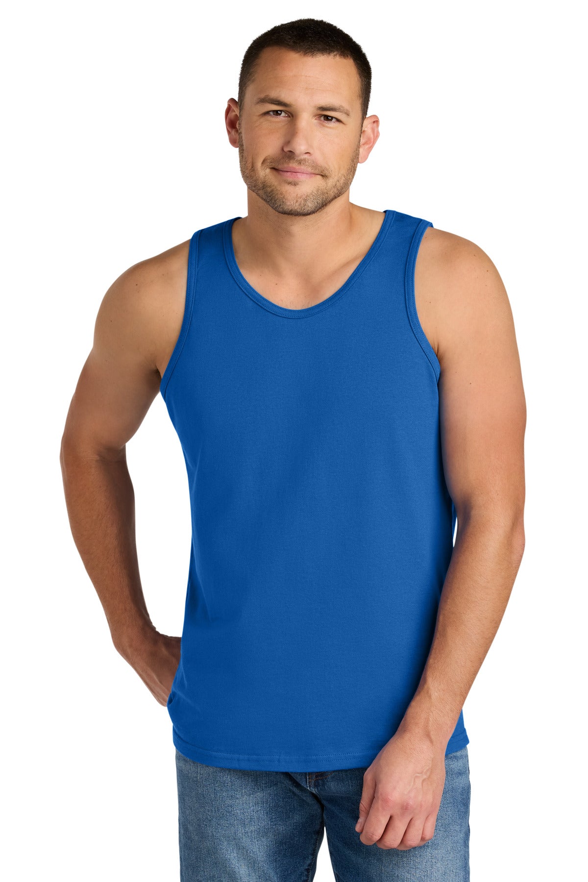 Gildan Heavy Cotton Tank Top. G5200 - Royal
