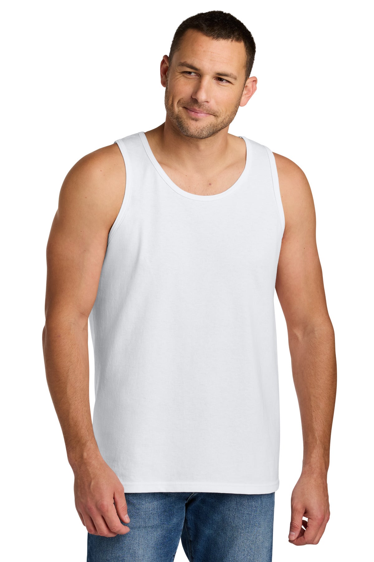 Gildan Heavy Cotton Tank Top. G5200 - White