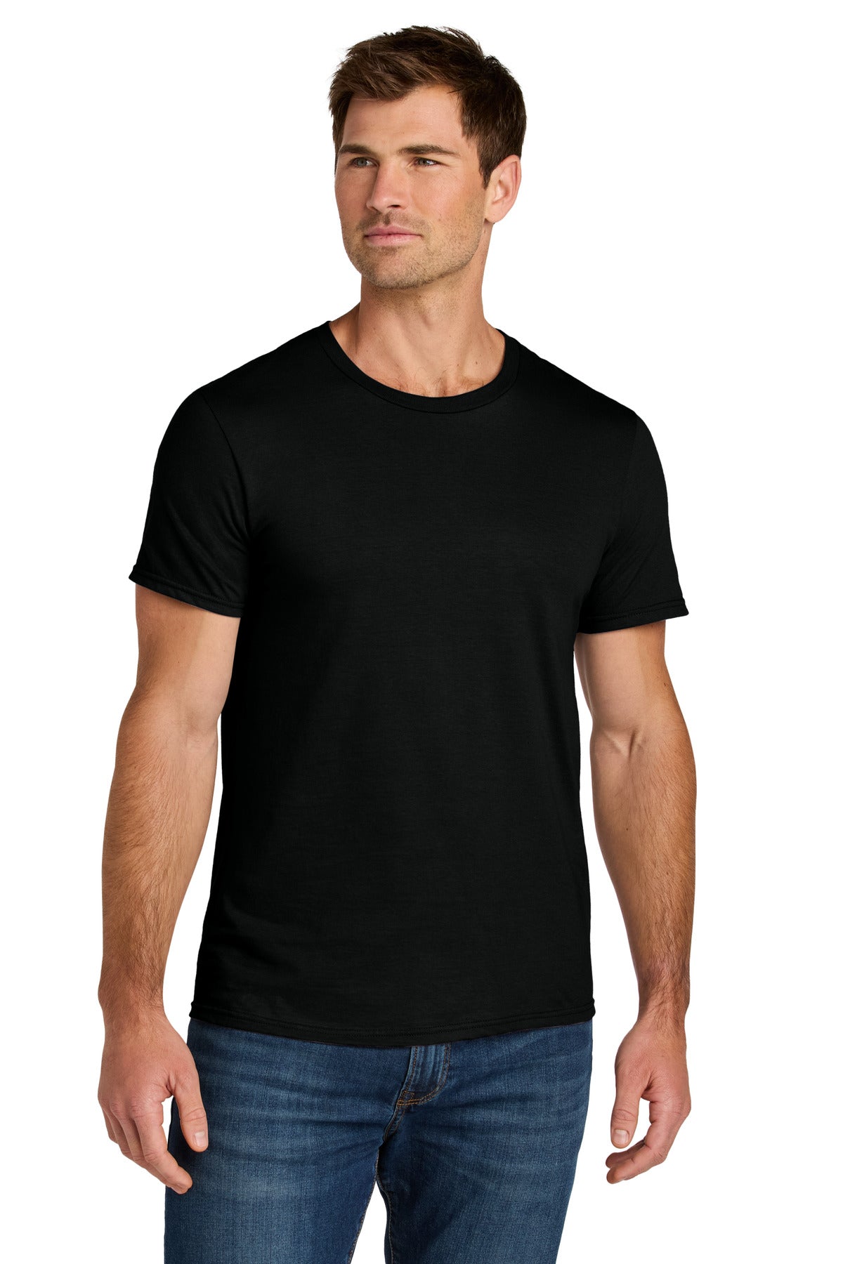Jerzees Ultimate Unisex Ring Spun T-Shirt IC46M - Black Ink