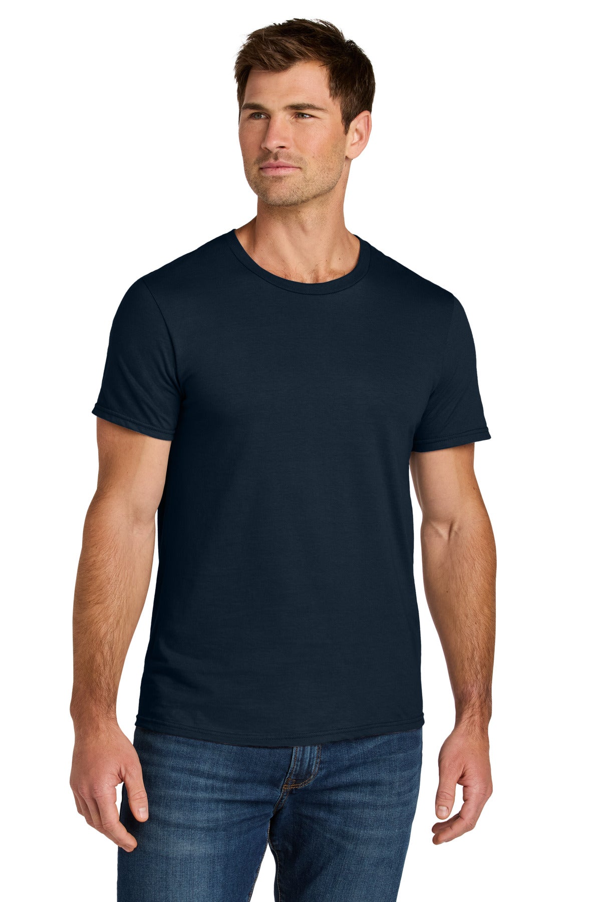 Jerzees Ultimate Unisex Ring Spun T-Shirt IC46M - J. Navy
