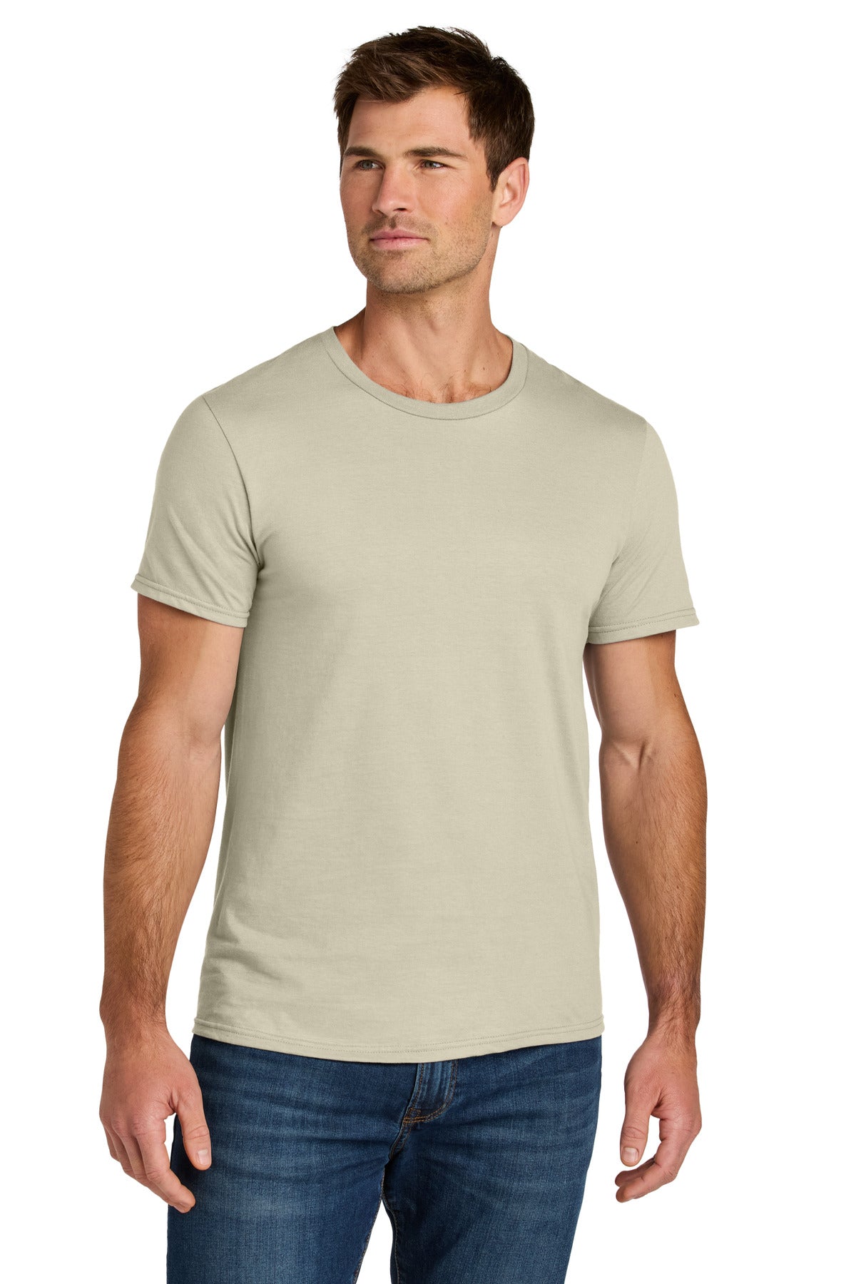 Jerzees Ultimate Unisex Ring Spun T-Shirt IC46M - Putty