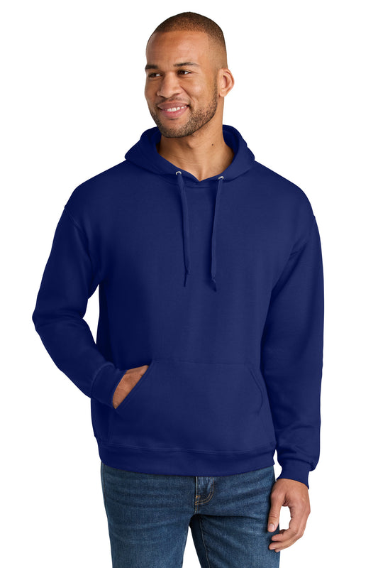 Jerzees Ultimate Unisex CVC Ring Spun Hooded Sweatshirt IC49M - Orchid