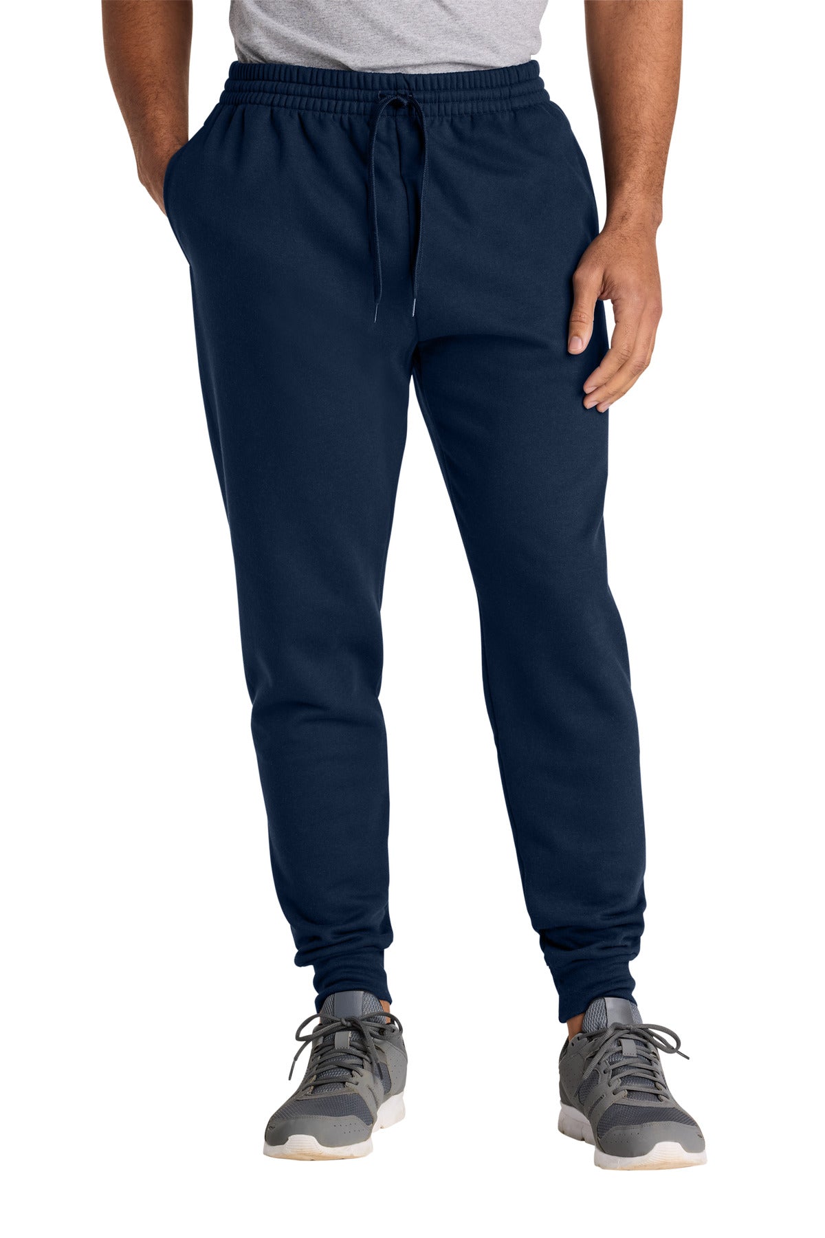 Jerzees Ultimate Unisex CVC Ring Spun Pocket Jogger IC50M - J. Navy