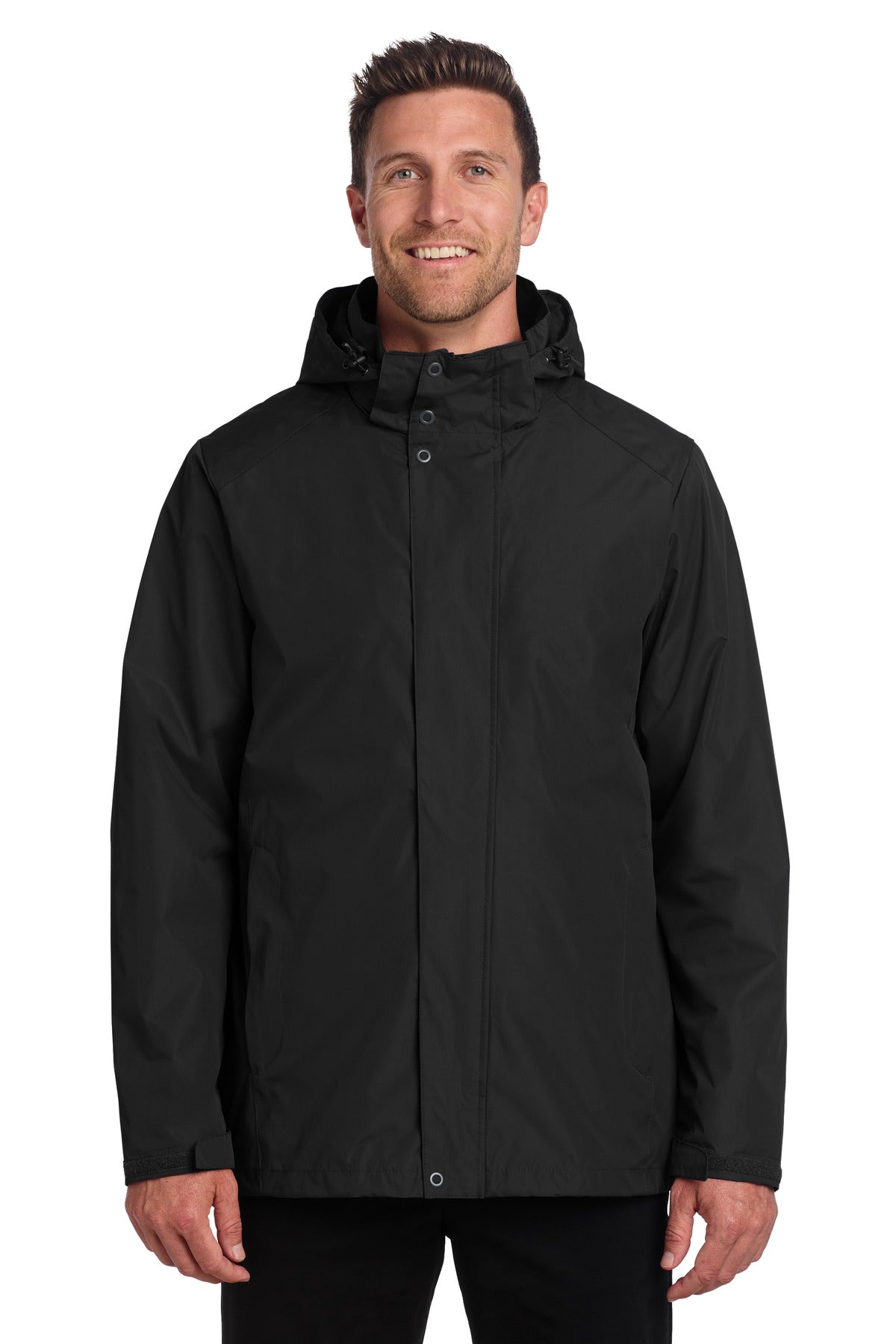 Port Authority All-Weather 3-in-1 Jacket J123 - Black