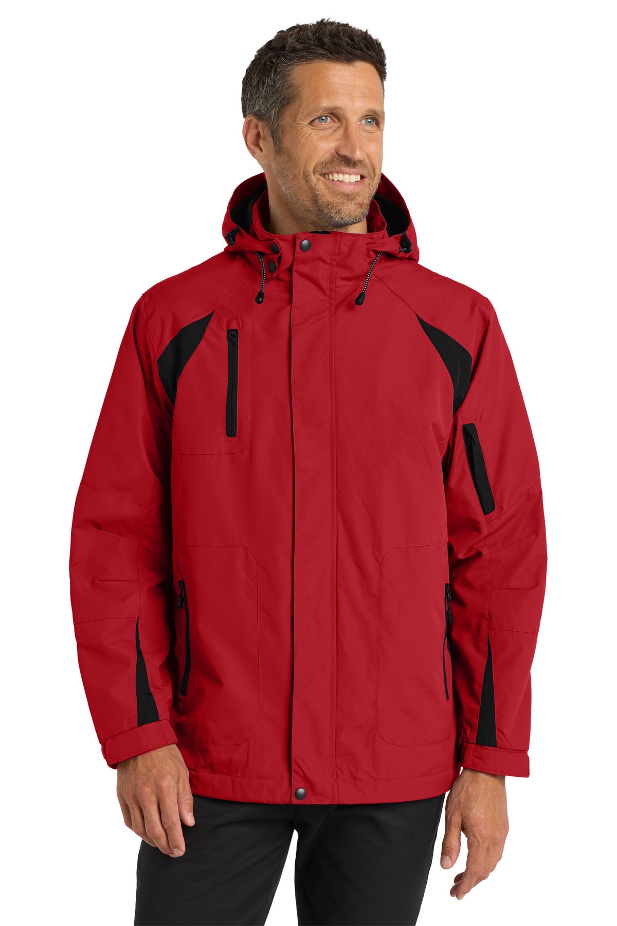 Port Authority All-Season II Jacket. J304 - True Red/ Black
