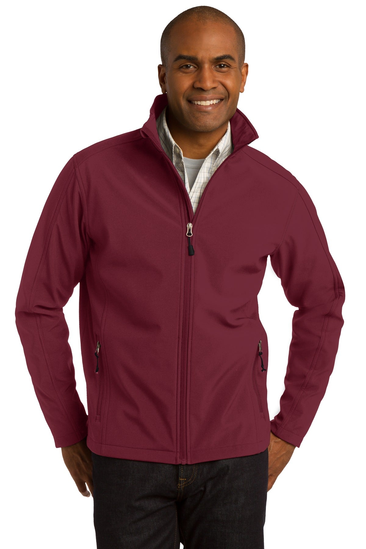 Port Authority Core Soft Shell Jacket. J317 - Maroon